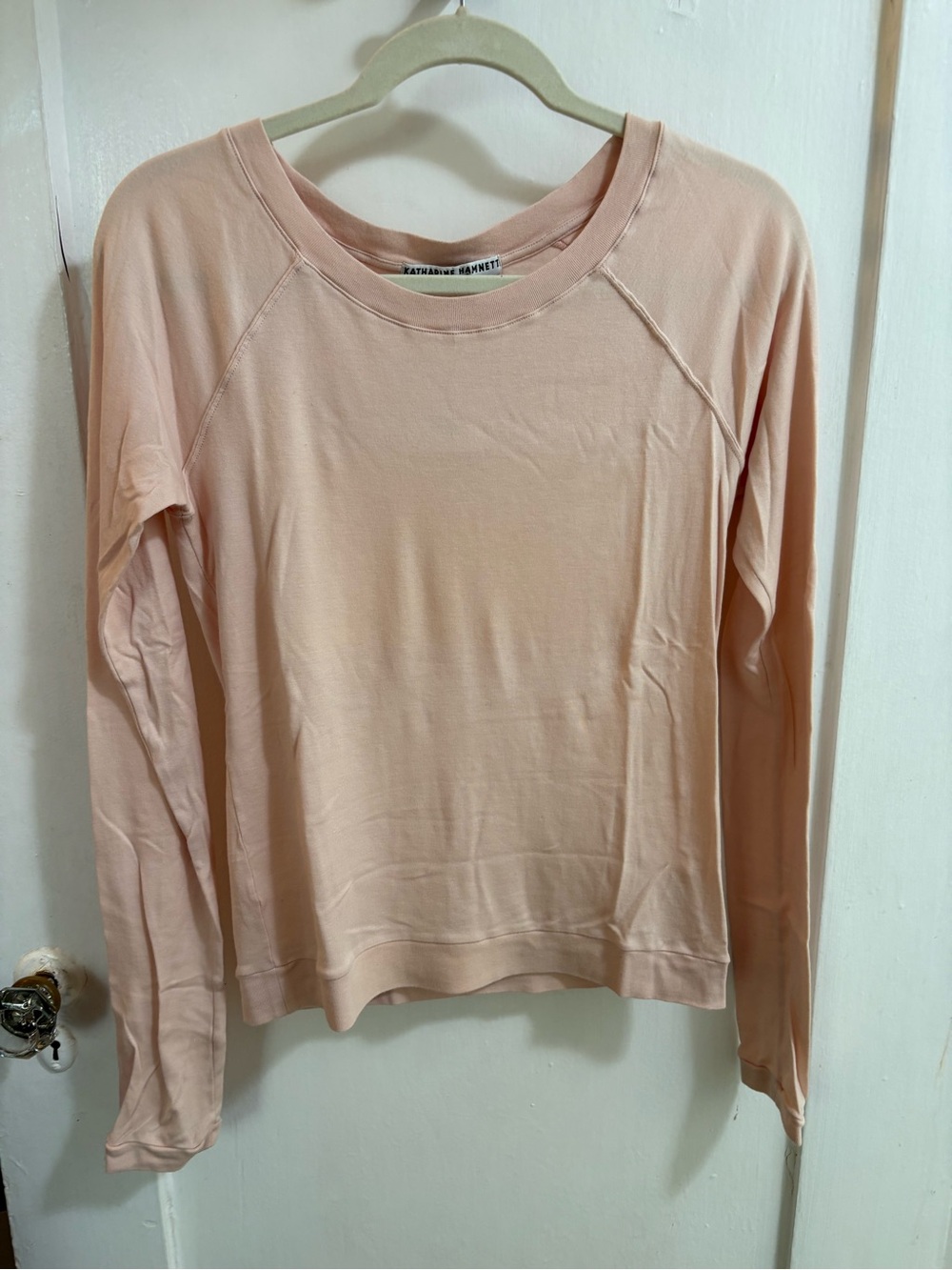Katherine Hammett London  Pink Long Sleeve Women's Top by